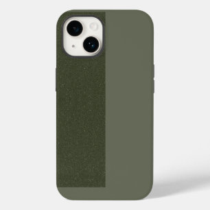 Split Moss Green iPhone 14 Case – Customizable