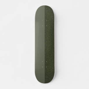 Split Moss Green Skateboard Deck – Customizable