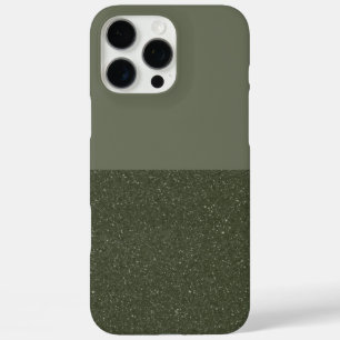 Split Moss Green Texture iPhone Case – Customize