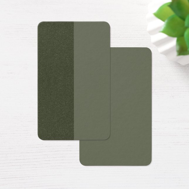 Split Moss Texture Business Card – Customizable (Desk)