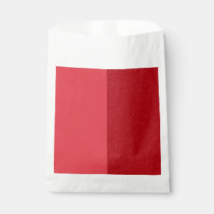 Split-Panel Tomato Red Treat Bags – Customizable