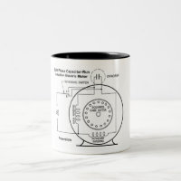 Split-Phase Capacitor Run Induction Motor Mug