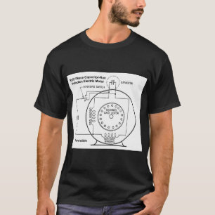 Split-Phase Induction Motor Diagram T-Shirt