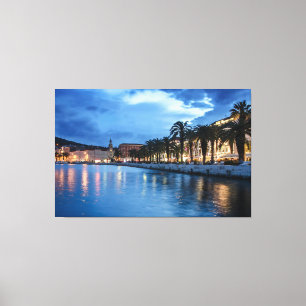 Split promenade in Croatia Canvas Print
