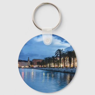 Split promenade in Croatia Keychain