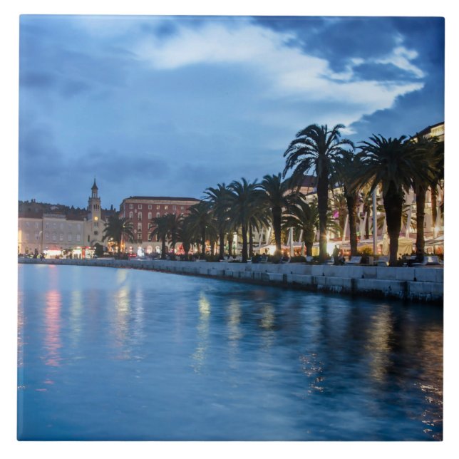 Split promenade in Croatia Tile (Front)