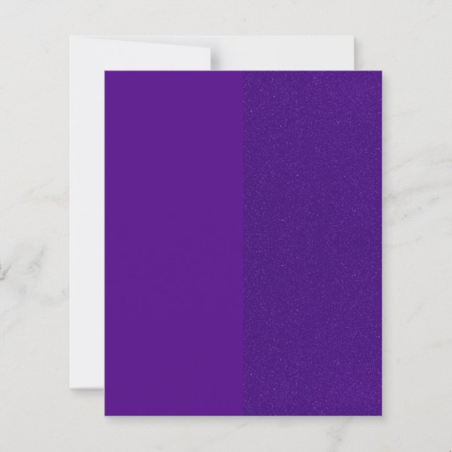 Split Purple Glitter Paper Sheet – Customizable (Front)
