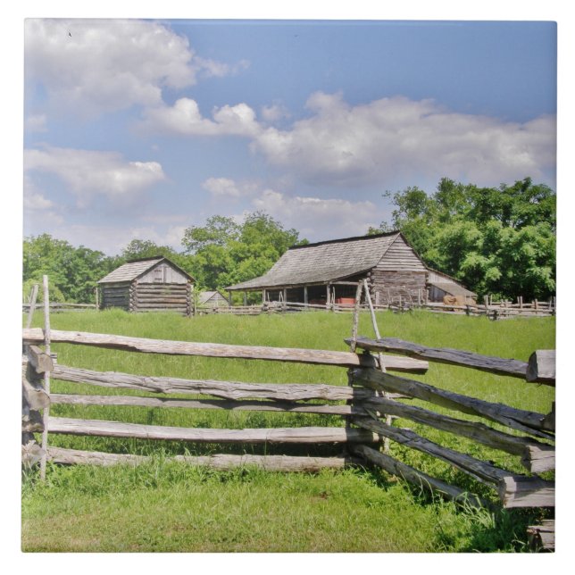 Split Rail Fence and Barn Tile (Front)