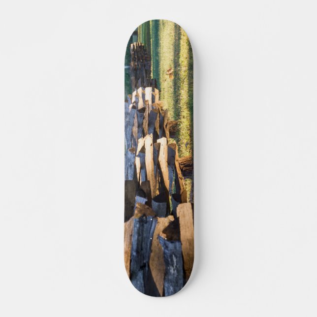 Split Rail Fence Skateboard (Front)