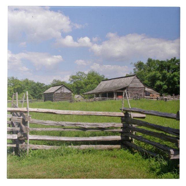 Split Rail Fence  Tile (Front)