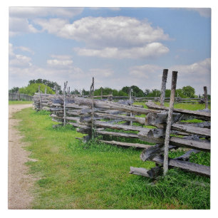 Split Rail Fence Tile