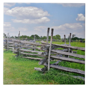Split Rail Fence Tile