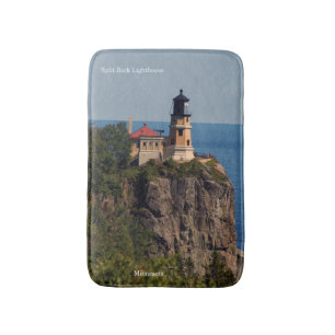 Split Rock Lighthouse bath mat
