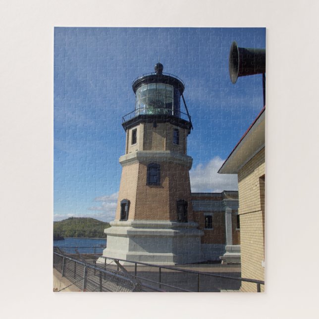 Split Rock Lighthouse from deck Jigsaw Puzzle (Vertical)