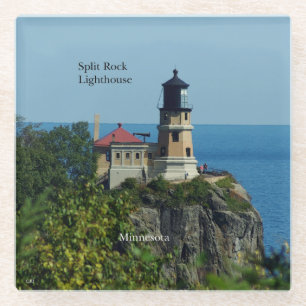 Split Rock Lighthouse glass coasters