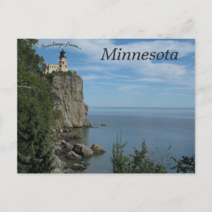 Split Rock Lighthouse in Minnesota Postcard
