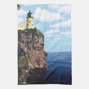 Split Rock Lighthouse Kitchen Towel