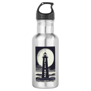 Split Rock Lighthouse Minnesota Moon 532 Ml Water Bottle
