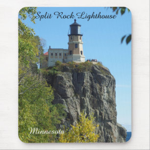 Split Rock Lighthouse tall mousepad