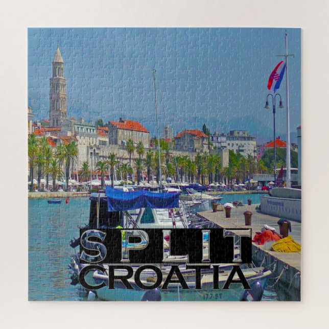 Split Square Puzzle (Vertical)