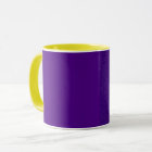 Split-Texture Purple Ceramic Mug – Customizable