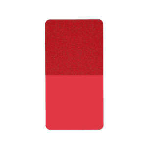 Split Texture Tomato Red Return Label – Customize