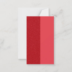 Split Tomato Red Custom Flat Note Card