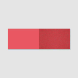 Split Tomato Red Custom Name Tag