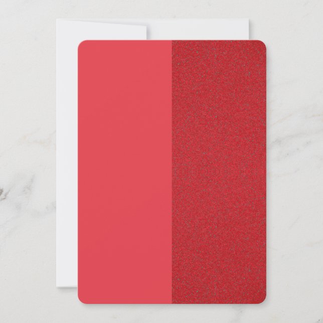 Split Tomato Red Event Invitation – Customizable (Front)