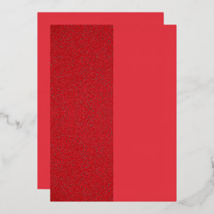 Split Tomato Red Foil Event Invitation – Customize