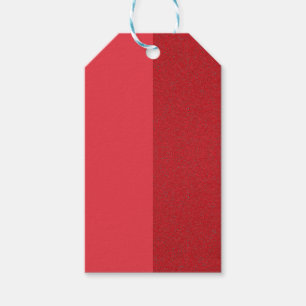 Split Tomato Red Gift Tag – Matte & Textured