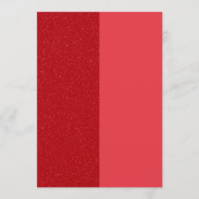 Split Tomato Red Modern Menu Design – Customizable (Front)