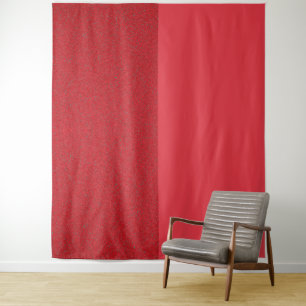 Split Tomato Red Noise Wall Tapestry – Customize