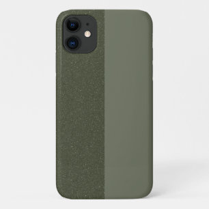 Split-Tone Moss Green iPhone 11 Case – Customize