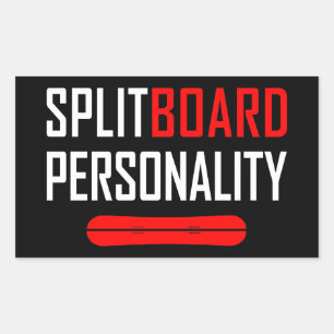 Splitboard Personality Sticker
