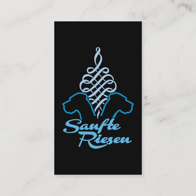 Splitted Great Danes Business Card (Back)