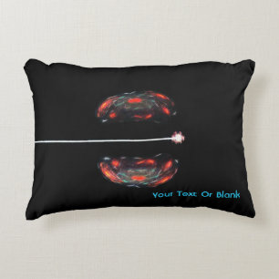 Splitting The Atom Accent Pillow