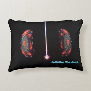 Splitting The Atom Decorative Pillow