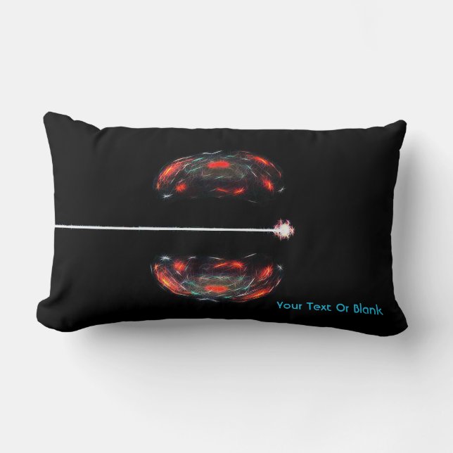 Splitting The Atom Lumbar Pillow (Front)
