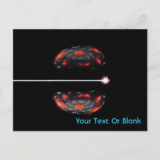 Splitting The Atom Postcard (Front)