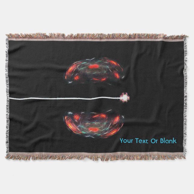 Splitting The Atom Throw Blanket (Front)