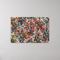 SPLT_24_004, Action Splatter Painting