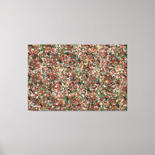 SPLT_24_005, Action Splatter Painting Canvas Print
