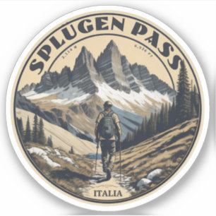 Splügen Pass Alpine mountain pass Lepontine Alps