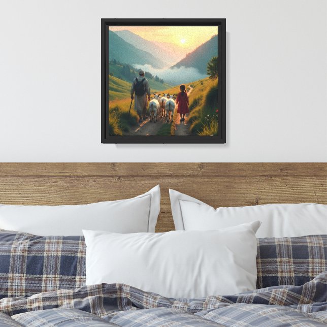 SPNP_Premium Wrapped Canvas (Insitu(Bedroom))