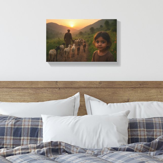 SPNP_Premium Wrapped Canvas (Insitu(Bedroom))