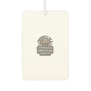 Spoiled American Bully Vintage Engraving Design_1 Air Freshener