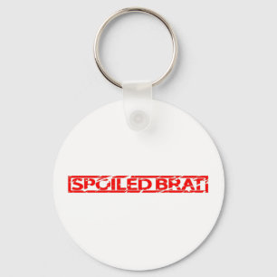 Spoiled Brat Stamp Keychain