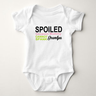 spoiled by grandpa baby bodysuit