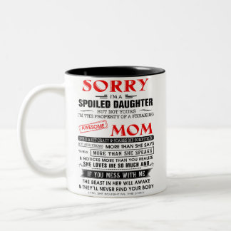 Spoiled Daughter Two-Tone Coffee Mug
